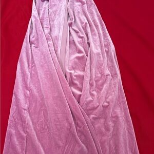 Luxurious Pink Velvet Skirt